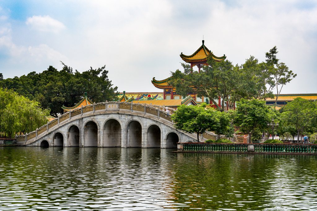 Baomo,Garden,,Lingnan,Classical,Garden,Landscape,In,Guangzhou,,China